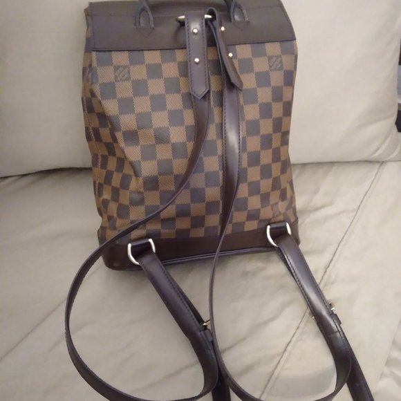 Louis Vuitton Dark Brown Checkered Backpack - Picture 10 of 16